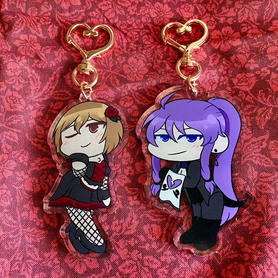 07-2022 Vocaloid Gothic Acrylic Charms (additional designs)
